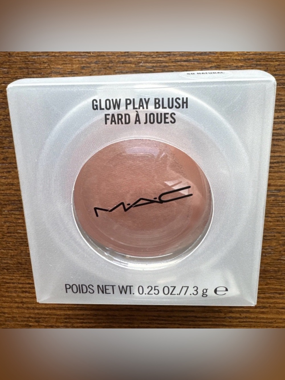 MAC Glow Play Cushiony Blush-So Natural-0.25 oz. / 7.3g -NIB